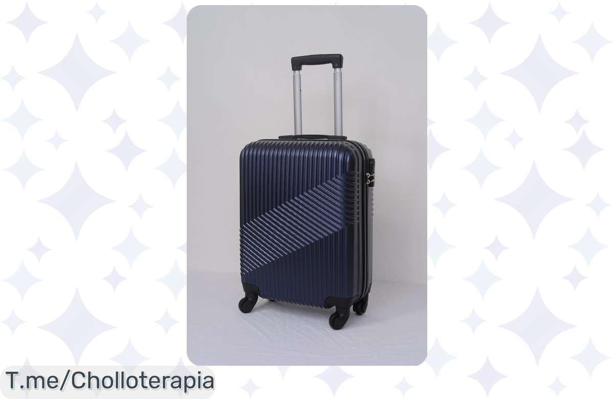 ¡Maleta de mano a precio de locura! Chollazo ABS rígido 55x35x20CM, ¡corre que vuelan!