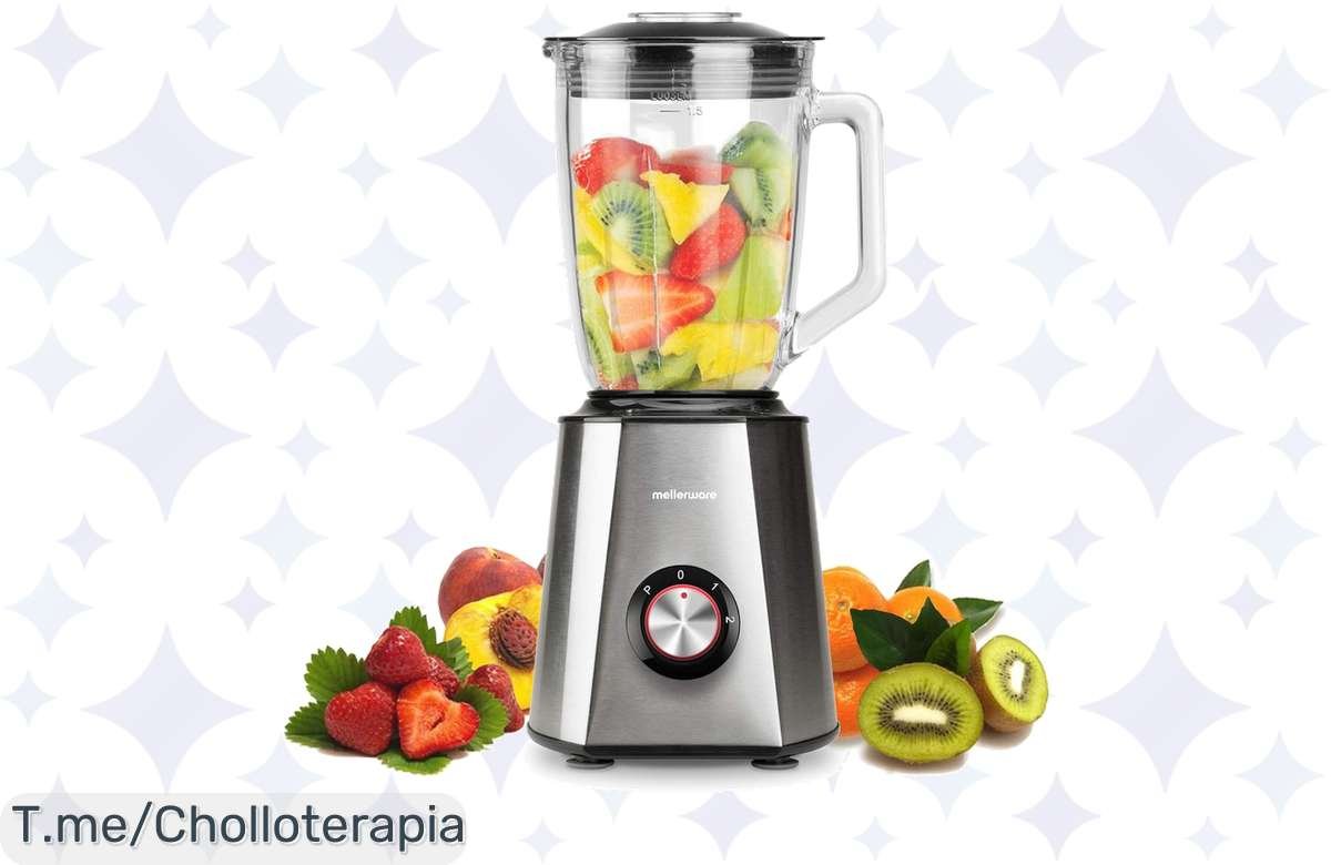 ¡Maximiza tu Cocina! Batidora de Vaso Mellerware 1500W a Precio Inigualable – ¡Corre!