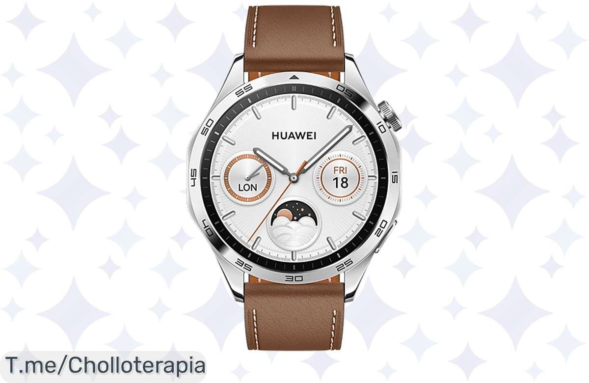 ¡Mega Oferta en Smartwatch Huawei Watch GT4: 46 mm, 14 días sin cargar! ¡Corre, se acaban!