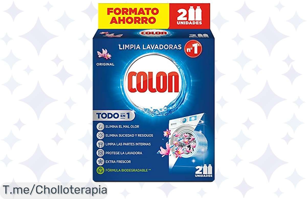 ¡Mega oferta! Colon para lavadoras: limpieza total y aroma fresco, ¡compra ahora!