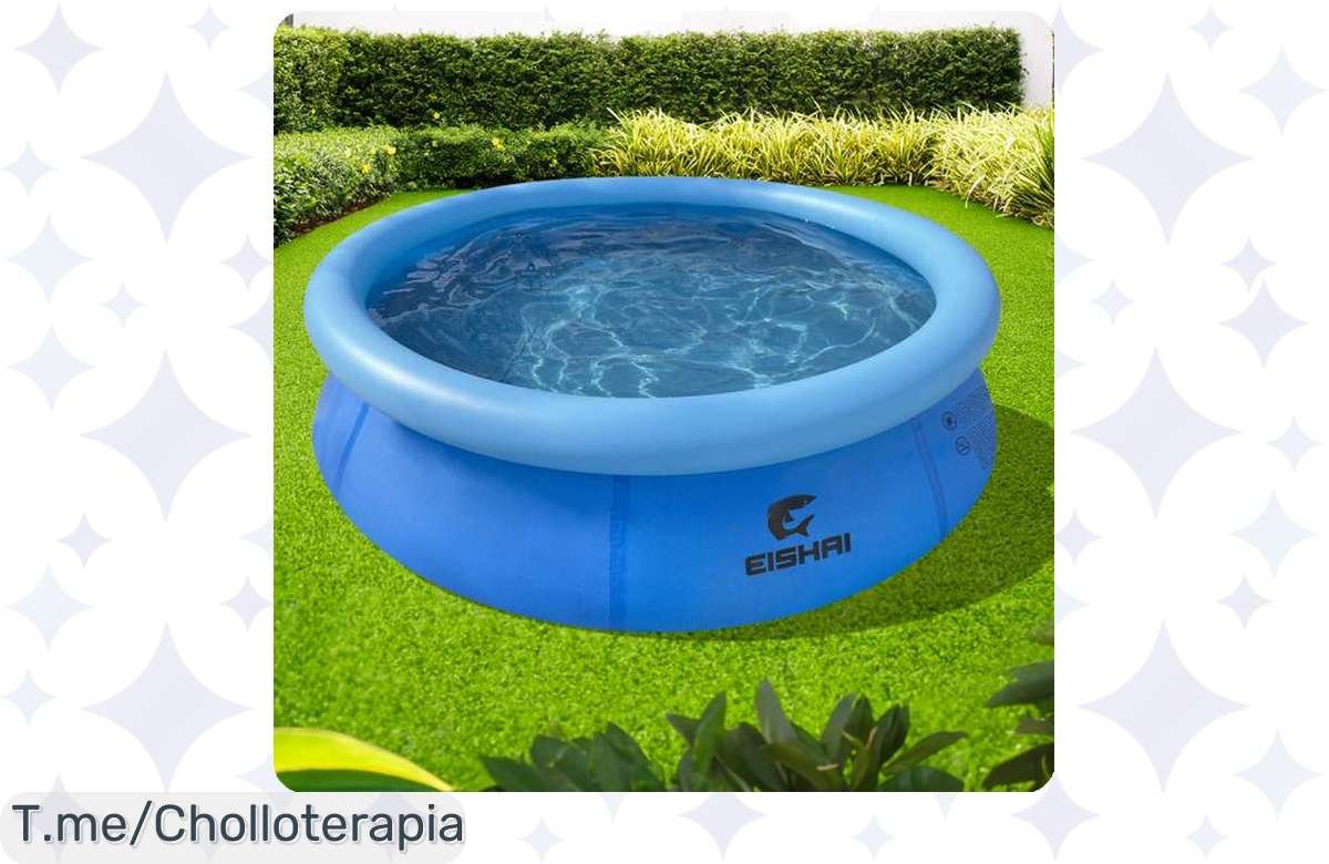 ¡Mega oferta: Llena tu verano de diversión con la piscina EISHAI Oasis!