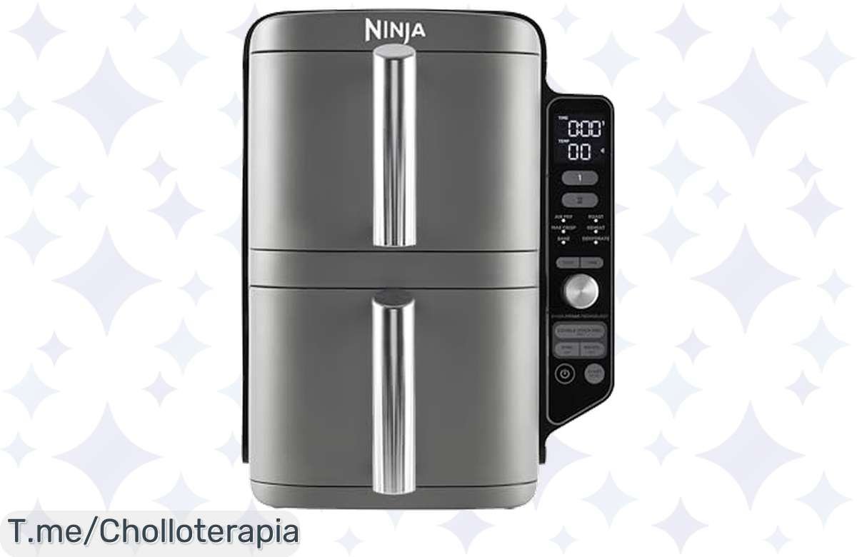 ¡Mega oferta: freidora Ninja Double Stack XL por un precio de locura!