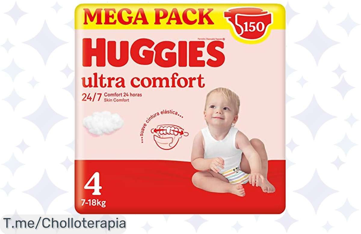 ¡Megaoferta: Llévate 150 pañales Disney Huggies Ultra Comfort regalados!