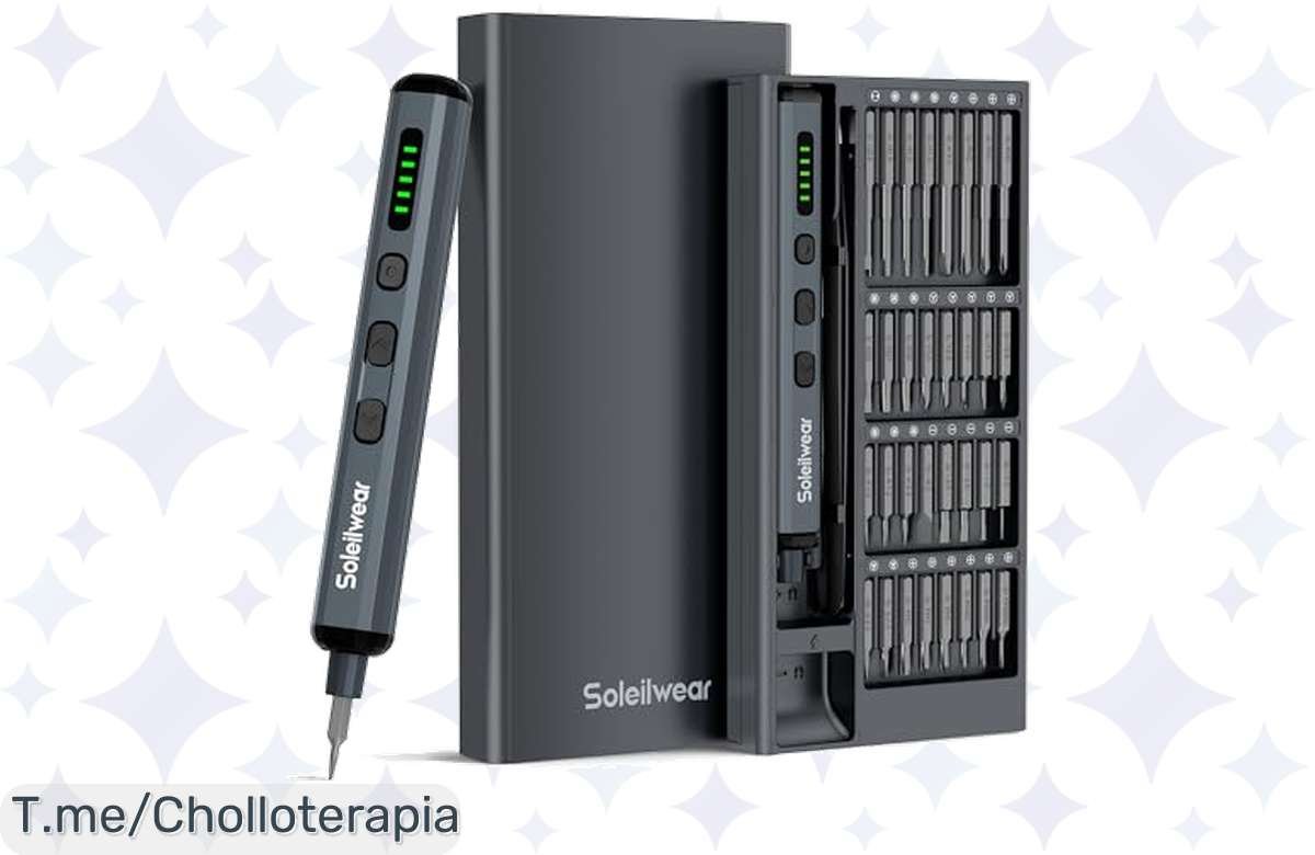 ¡Mini destornillador eléctrico 70 en 1 al 53% de descuento! ¡No te lo pierdas!