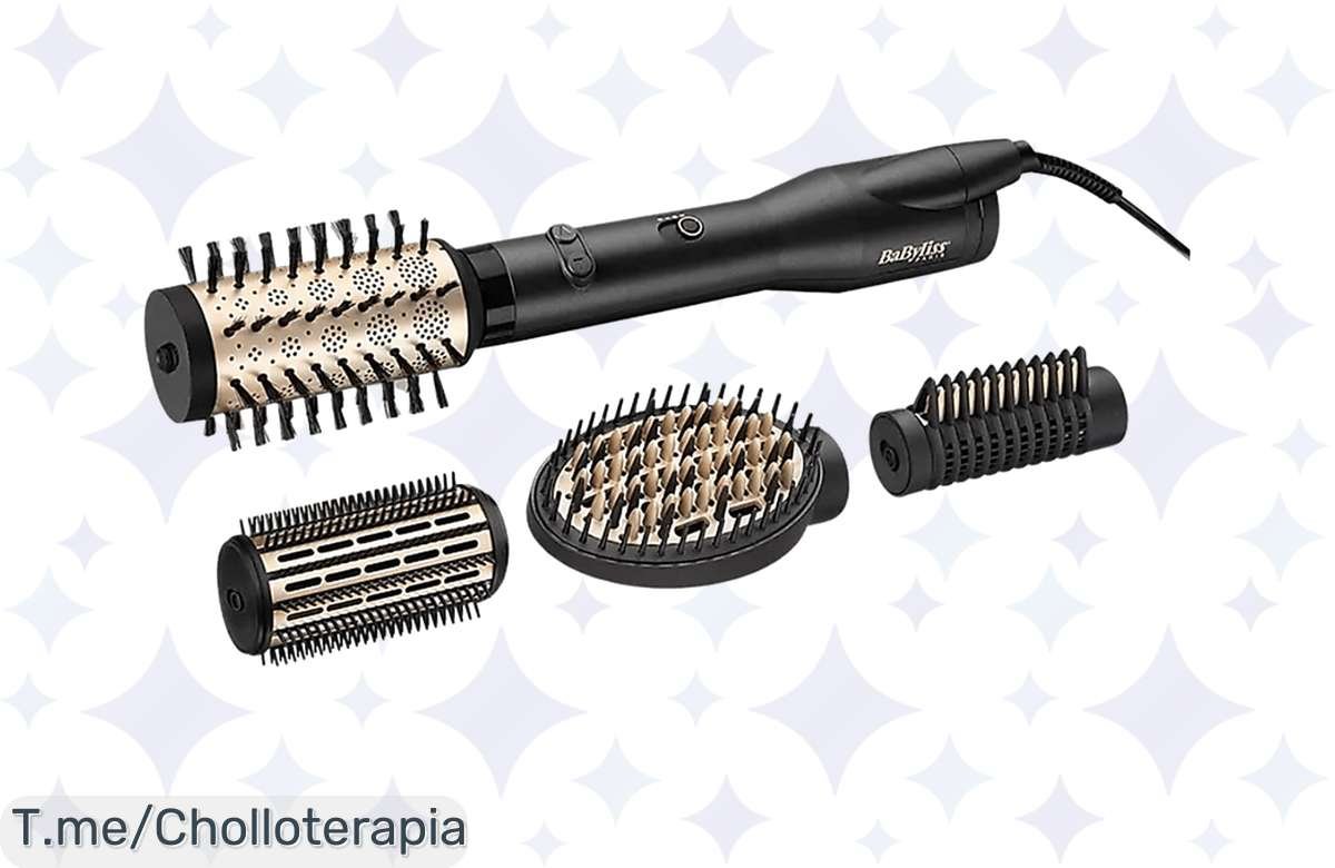 ¡Moldeador Babyliss AS970E tirado de precio con tech iónica y 2 niveles! ¡No te lo pierdas!