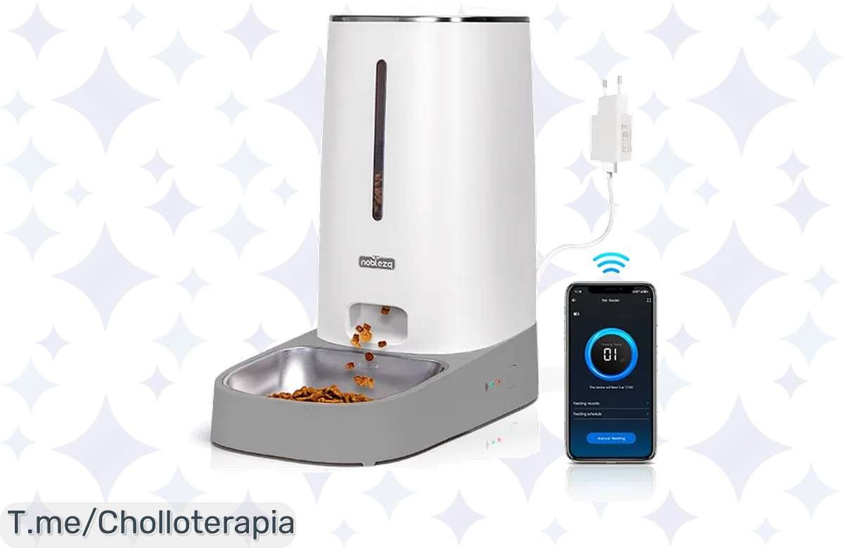 ¡No dejes escapar esta ganga: Dispensador de Comida Automático para Mascotas a precio inigualable!