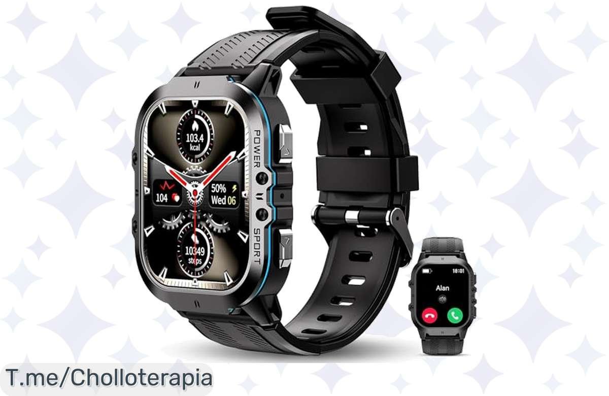 ¡No dejes pasar esto! OUKITEL Smartwatch Premium a mitad de precio, usa tu cupón ya