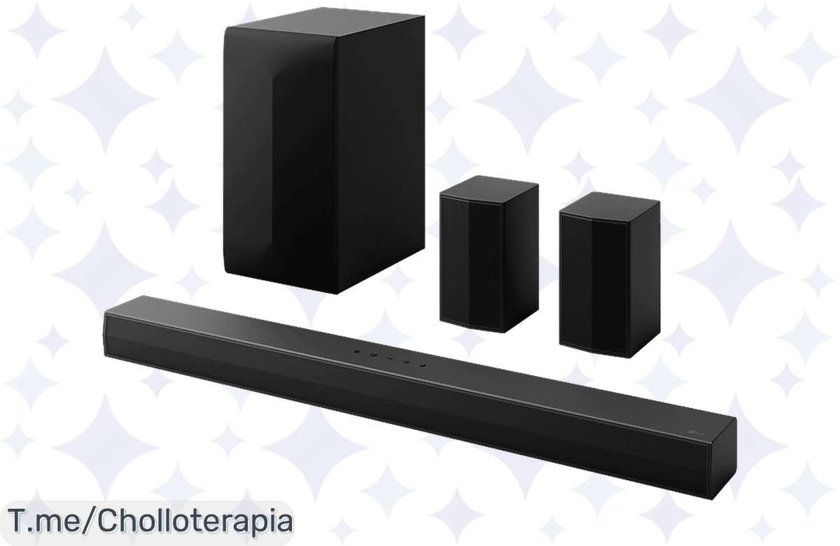 ¡No la dejes pasar! Barra de sonido LG S60TR 5.1, 440W a precio de risa!