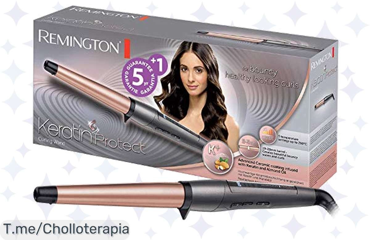 ¡No lo dejes pasar! Rizador Remington Keratin Protect a precio de ganga, lucirás rizos de ensueño.