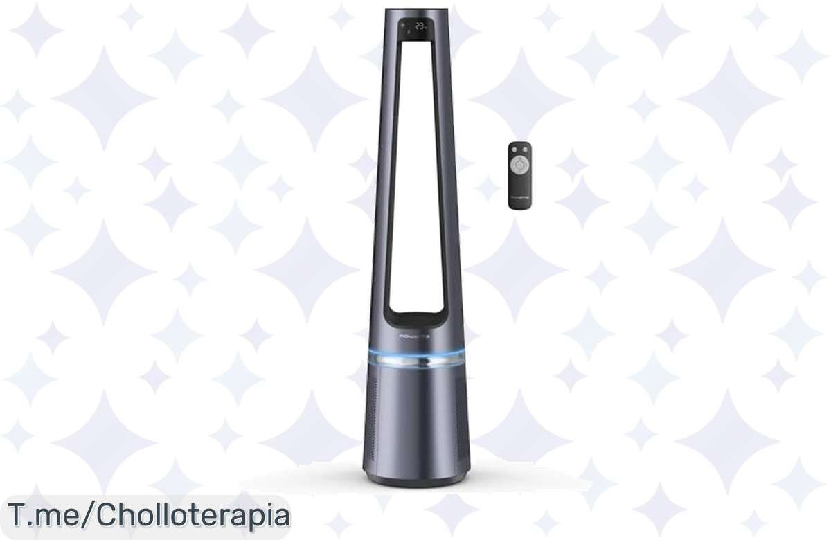 ¡No lo dejes pasar! Rowenta Eclipse 2 en 1: purificador y ventilador al mejor precio, 12 velocidades de frescura!