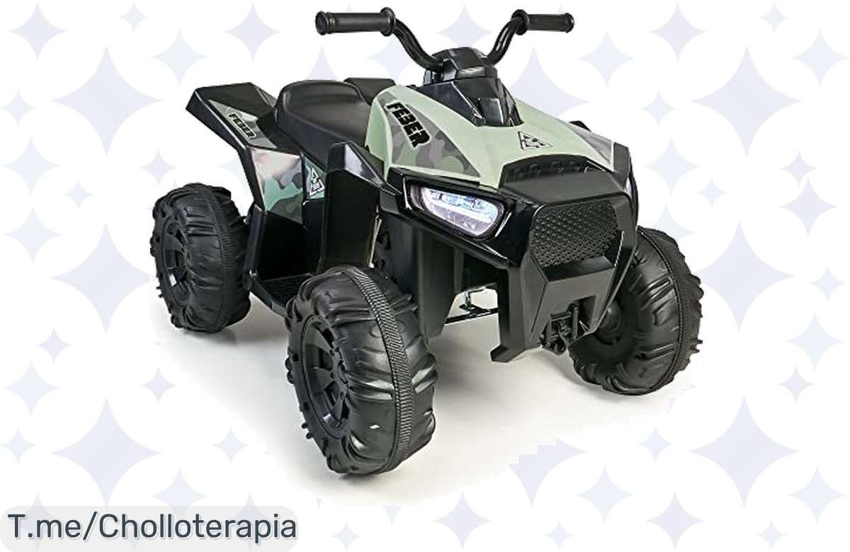 ¡No te lo pierdas! Quad Boxer FEBER al mejor precio: ¡Diversión eléctrica para tus peques!