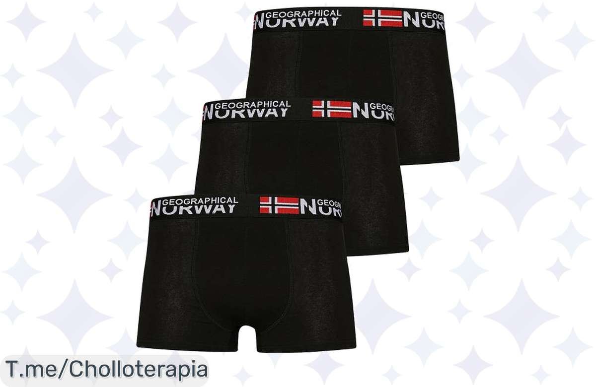 ¡No te pierdas el pack de bóxer Geographical Norway más vendido!