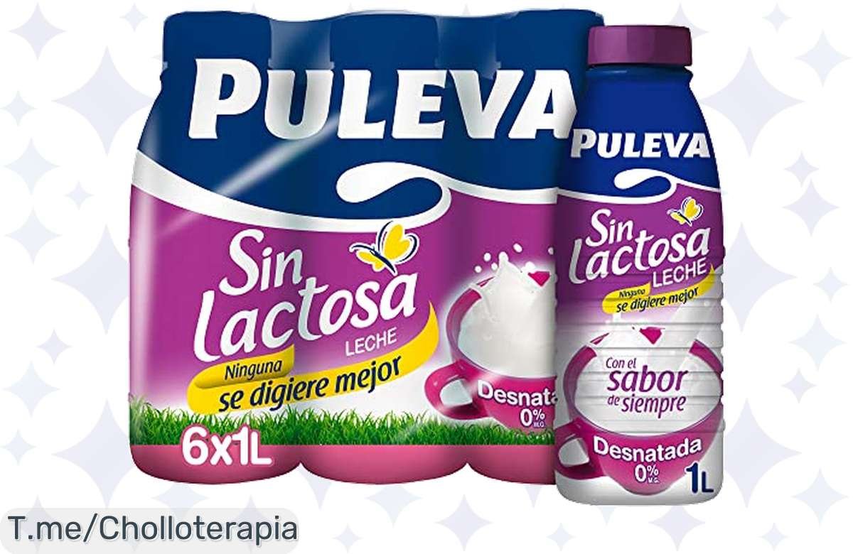 ¡No te pierdas esta oferta de leche Puleva Sin Lactosa y con envío Prime!