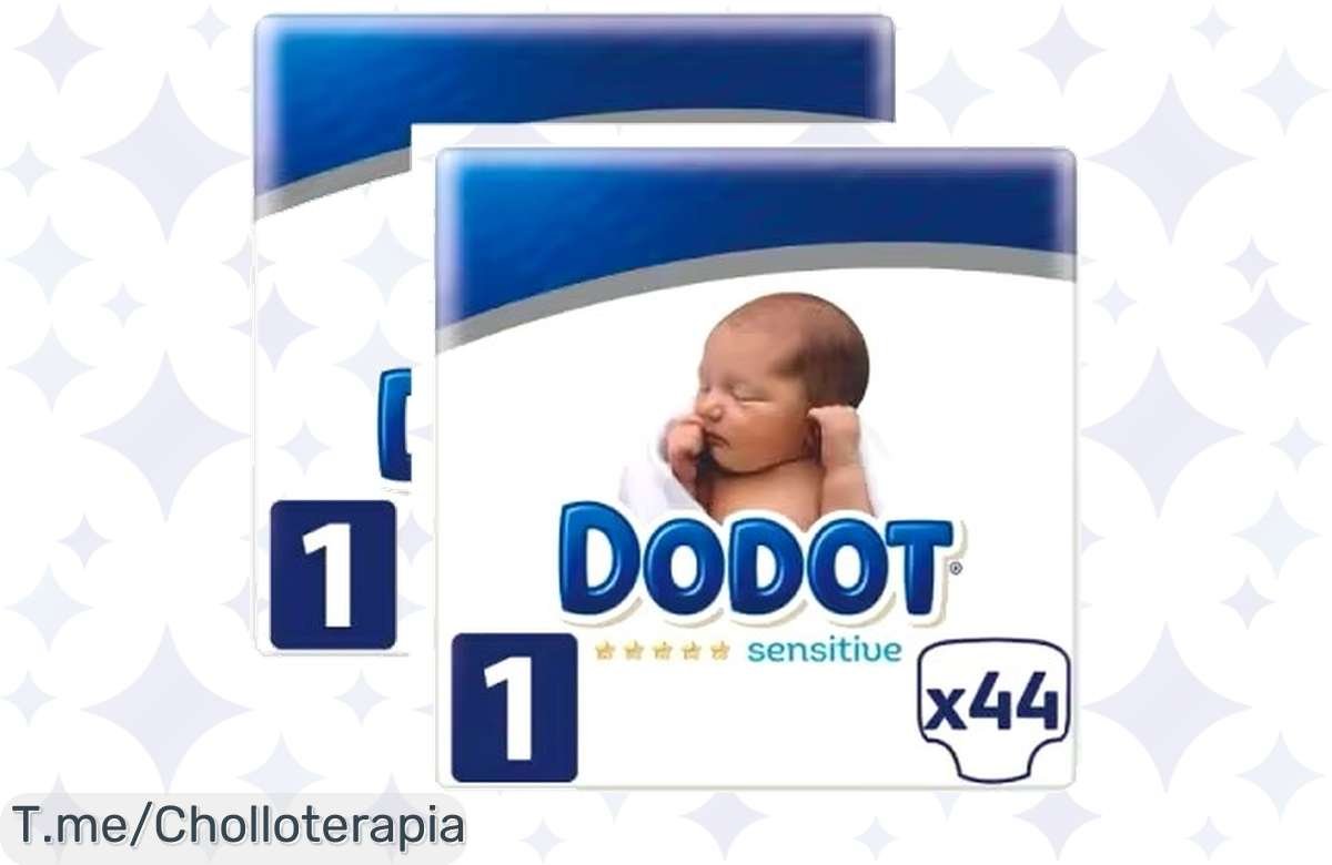 ¡Oferta Bomba! Pañales Dodot Sensitive Talla 1 a un Precio Irresistible, ¡Corre a Comprar!