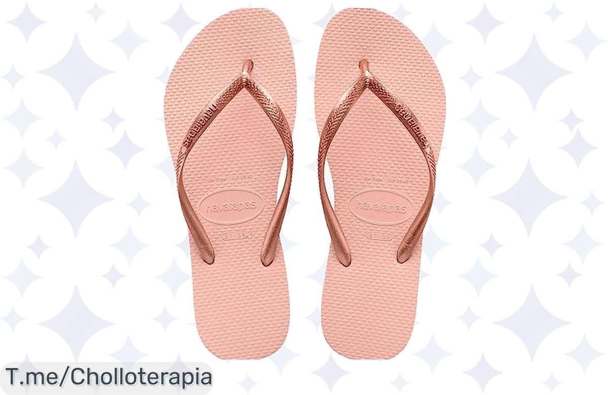 ¡Oferta Brutal! Havaianas Slim de Ballet Rose a Precio Insuperable ¡Súper Comfy y Eco!