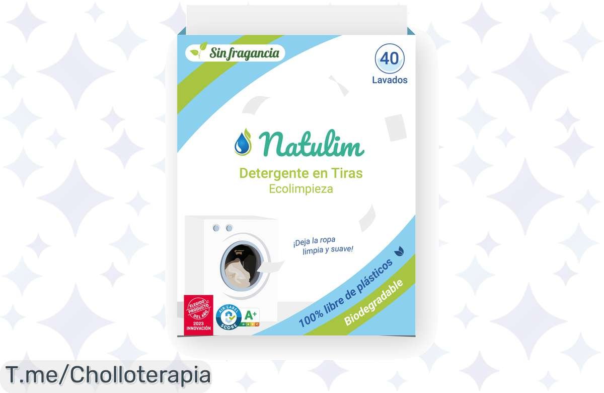 ¡Oferta Eco Top! Natulim: 40 Lavados de Ropa Limpia y Suave a Precio Insuperable, ¡Corre!
