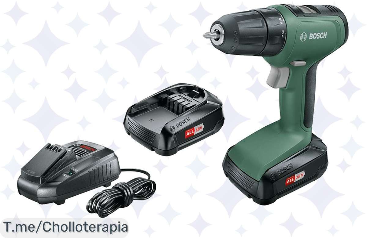 ¡Oferta Flash! Atornilladora Bosch 18V Tirada de Precio, Corre que Vuela!