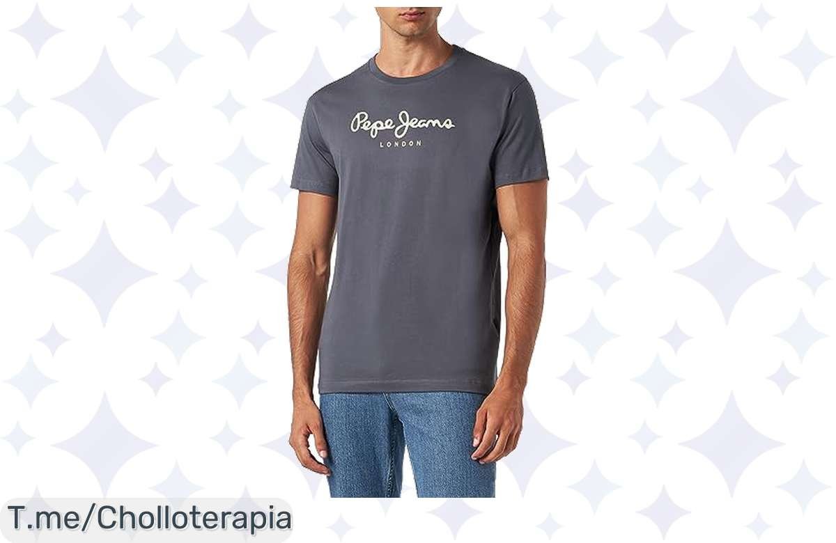 ¡Oferta Flash! Camiseta Pepe Jeans de algodón eco a precio loco, ¡corre antes que vuele!