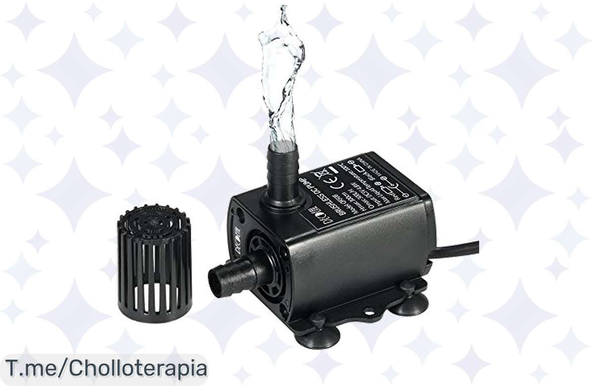 ¡Oferta Flash! Mini Bomba de Agua Ultrasilenciosa a Precio de Locura