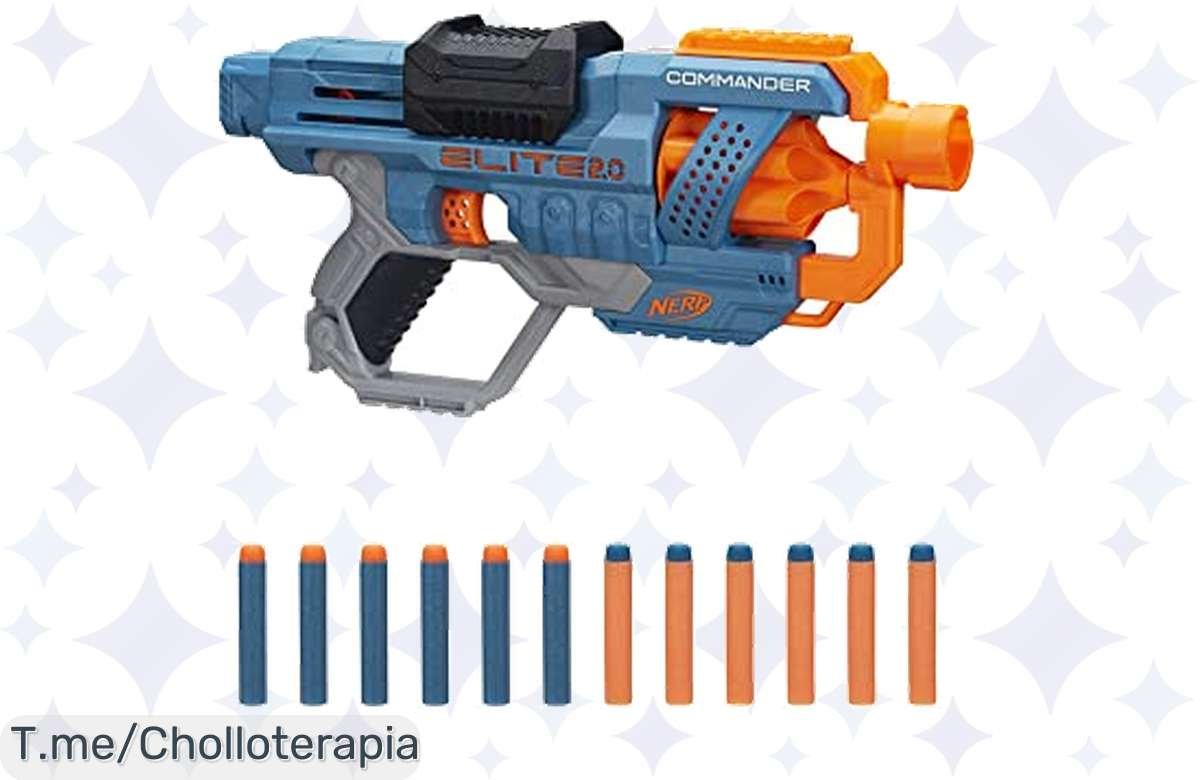¡Oferta Flash! Nerf Elite 2.0 Commander RD 6: ¡Tirador Preciso a Precio de Risa!