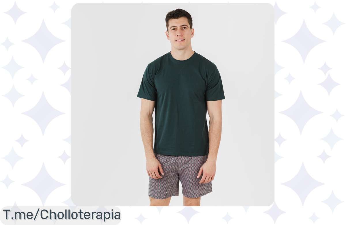 ¡Oferta Flash! Pijama Corto de Algodón Súper Barato – ¡Corre y Llévatelo!