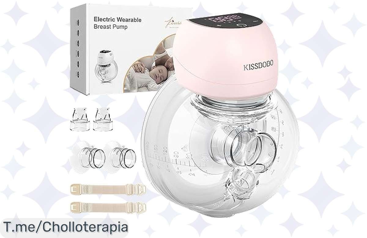 ¡Oferta Flash! Sacaleches KISSBOBO: Potente, Compacto y Duradero ¡No te lo pierdas!