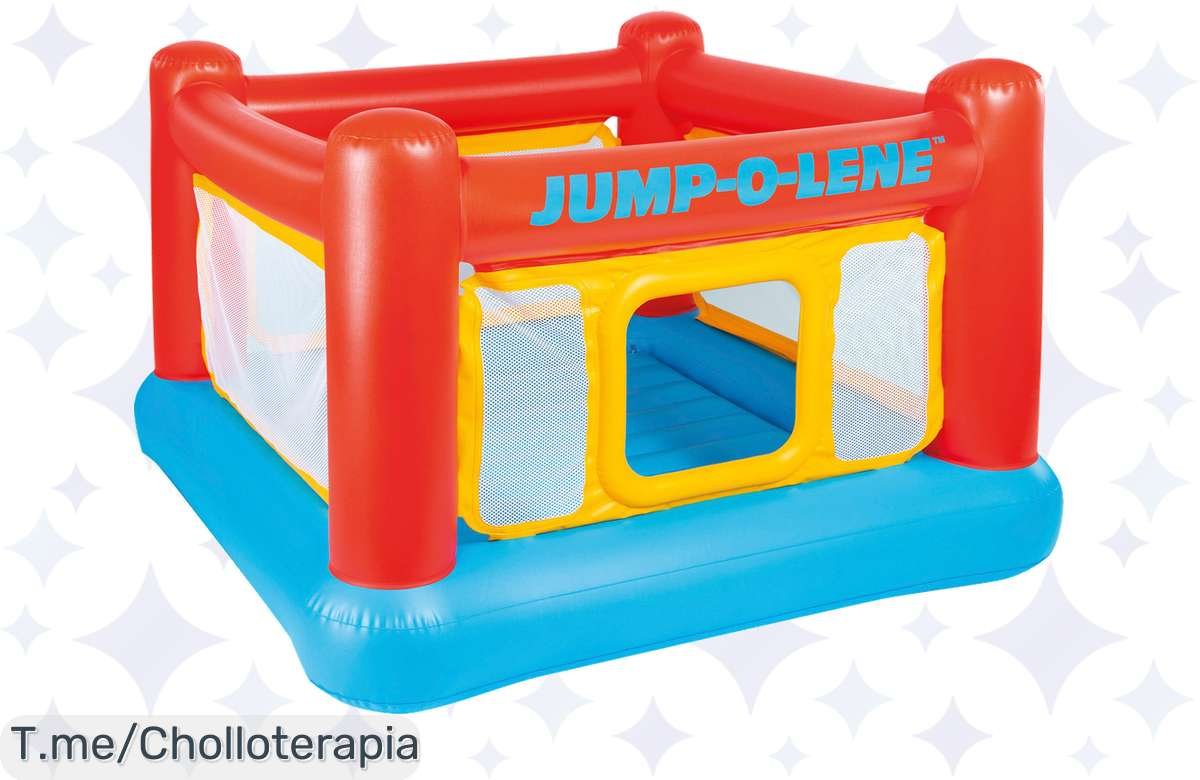 ¡Oferta Flash! Saltador Hinchable INTEX Jump-o-Lene 174×112 cm a Precio de Gangas – ¡Corre que Vuelan!