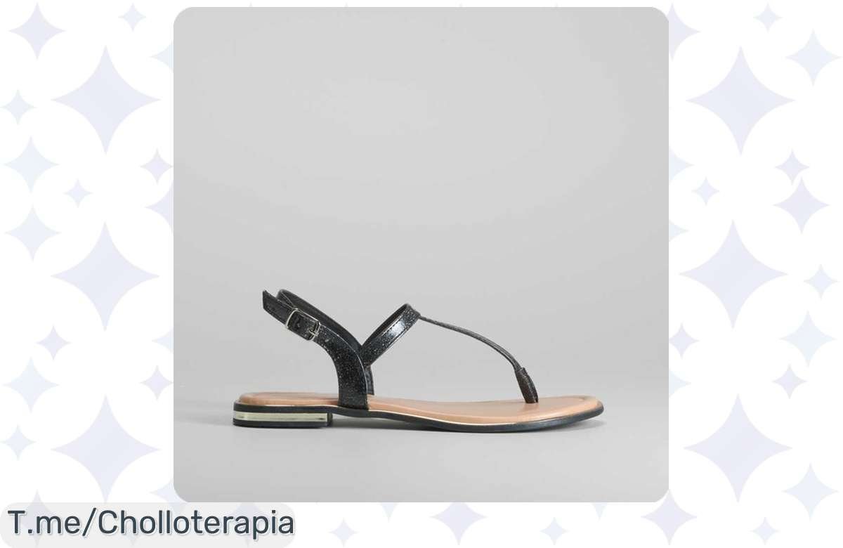 ¡Oferta Flash! Sandalias esclava plana brillante a precio de locura, ¡comodidad premium al alcance!