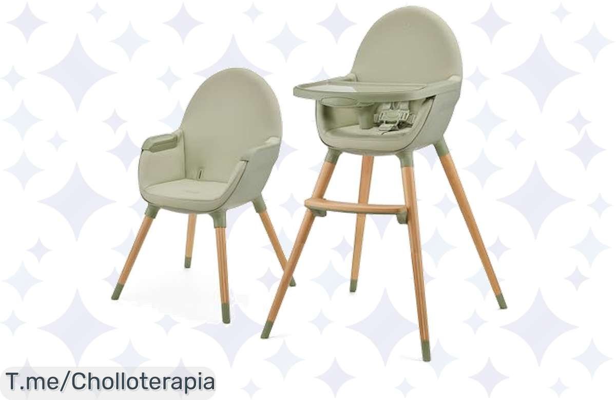 ¡Oferta Flash: Trona Kinderkraft Fini 2 en 1, máxima seguridad sin vaciar tu bolsillo!