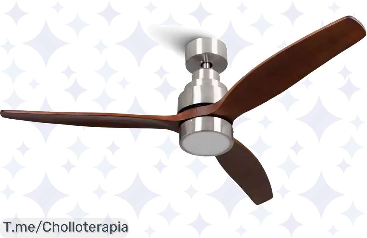 ¡Oferta Flash! Ventilador de techo Mellerware Brizy con LED y mando, ¡por tiempo limitado!