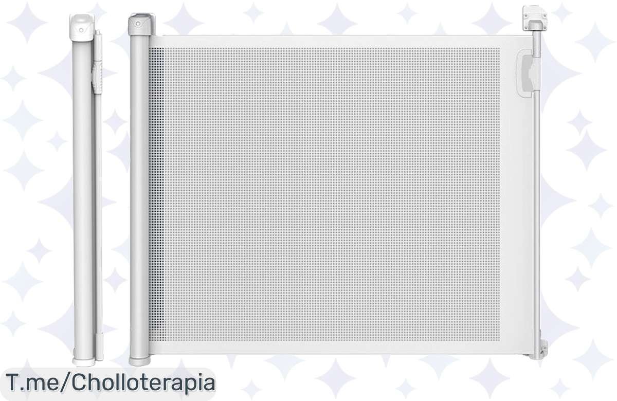 ¡Oferta Increíble! Barrera de Seguridad Retráctil para Bebés a un Precio Irresistible, Ideal para Puertas y Escaleras ¡Corre!