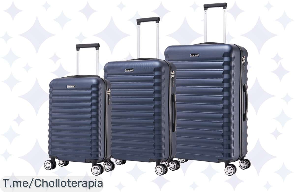 ¡Oferta Irresistible! Conjunto de Maletas Elegantes a Precio de Risa: Ligereza, Seguridad y Estilo – ¡No Dejes Pasar Esta Oportunidad!