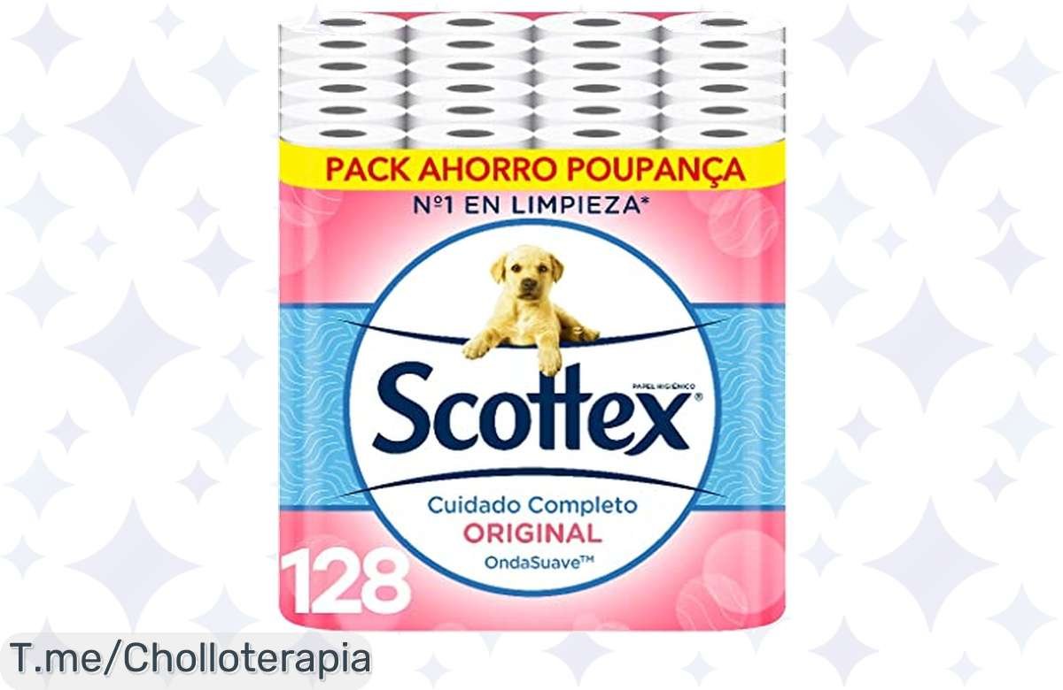 ¡Oferta Loca! Papel Higiénico Scottex Original al Mejor Precio 128 Rollos Suaves y Resistentes