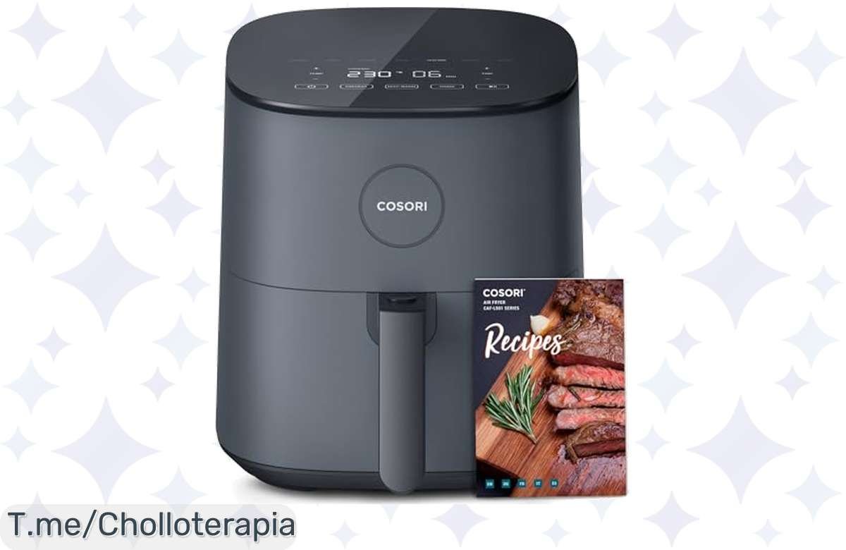 ¡Oferta Relámpago! COSORI Freidora de Aire 4,7L a Precio Increíble: Cocina Rico y Saludable Fácilmente