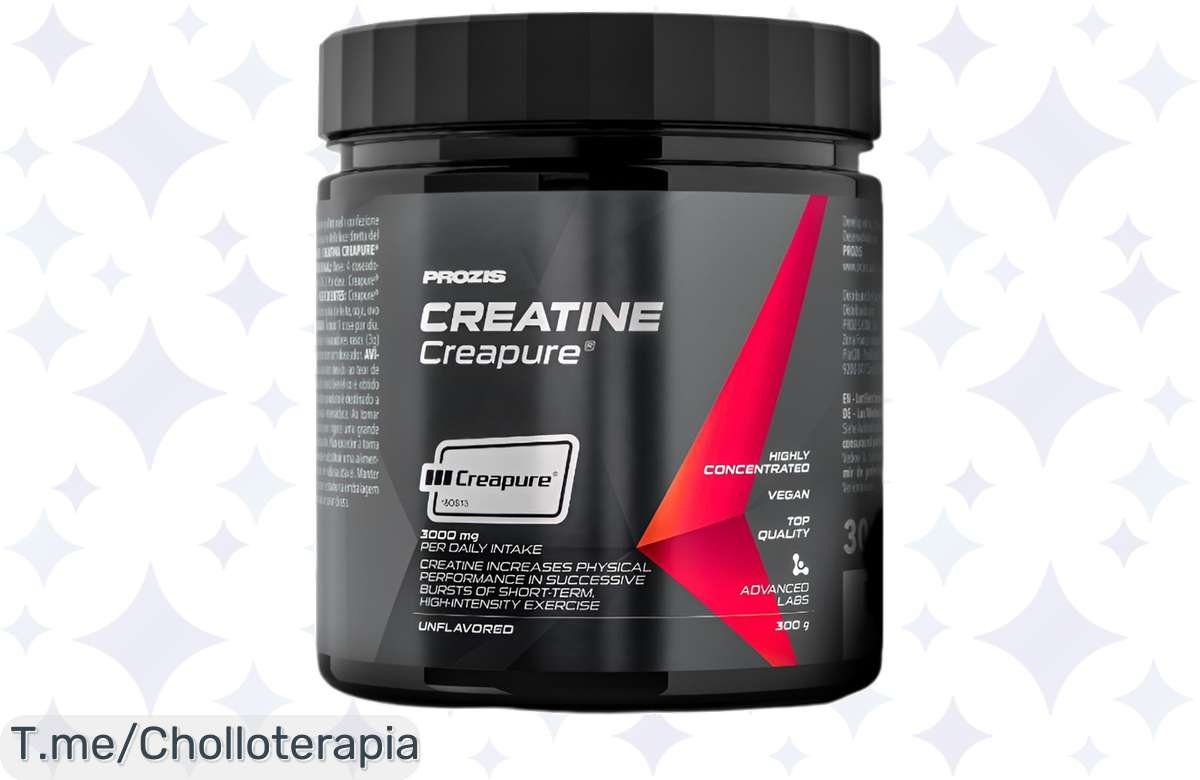 ¡Oferta Relámpago! Creatina Creapure 300g con Descuento Brutal