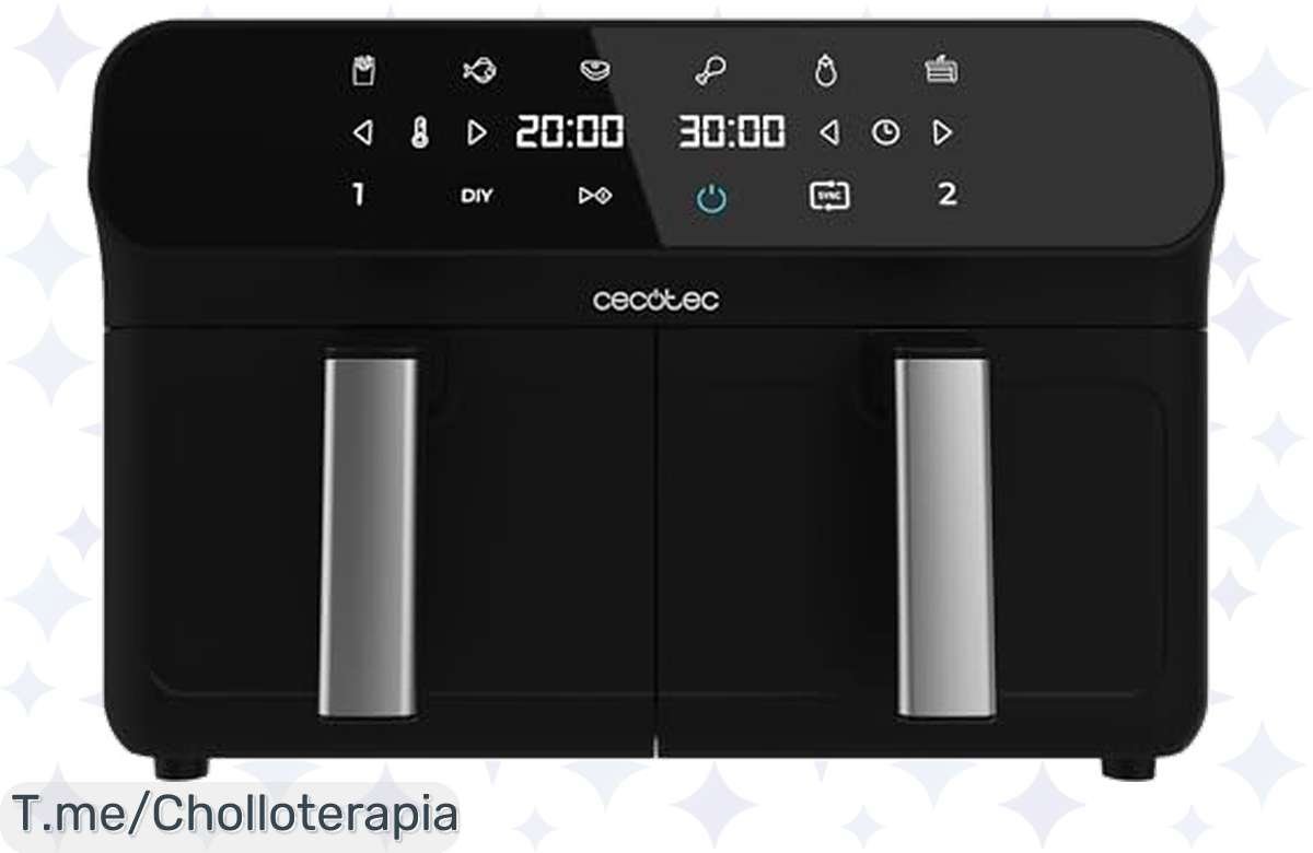 ¡Oferta Relámpago! Freidora de Aire Cecotec 9L a un Precio Increíble Cocinar Nunca Fue Tan Fácil y Saludable