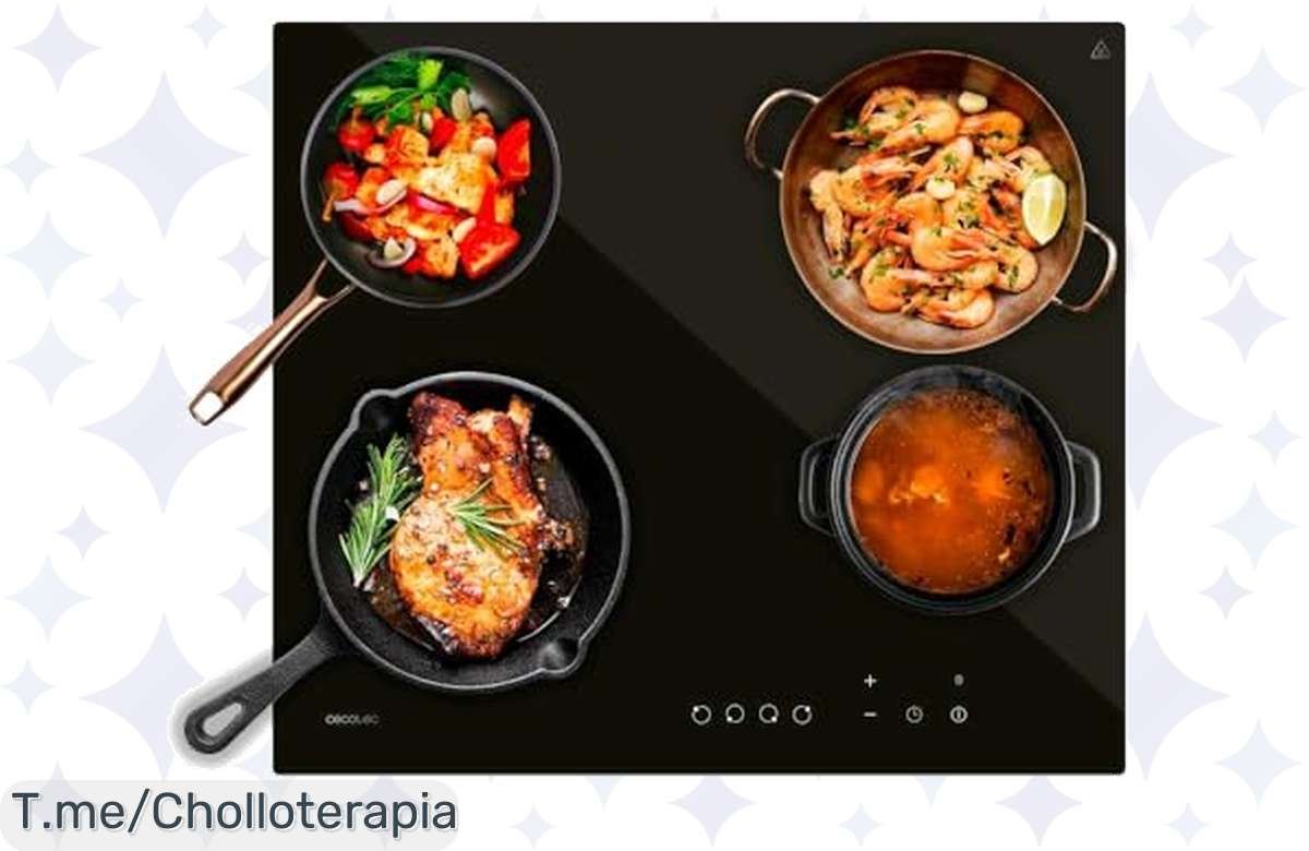 ¡Oferta Relámpago! Placa Vitrocerámica Bolero Squad V 4001: 6000 W de Pura Potencia para Cocinar como un Pro ¡No Te lo Pierdas!