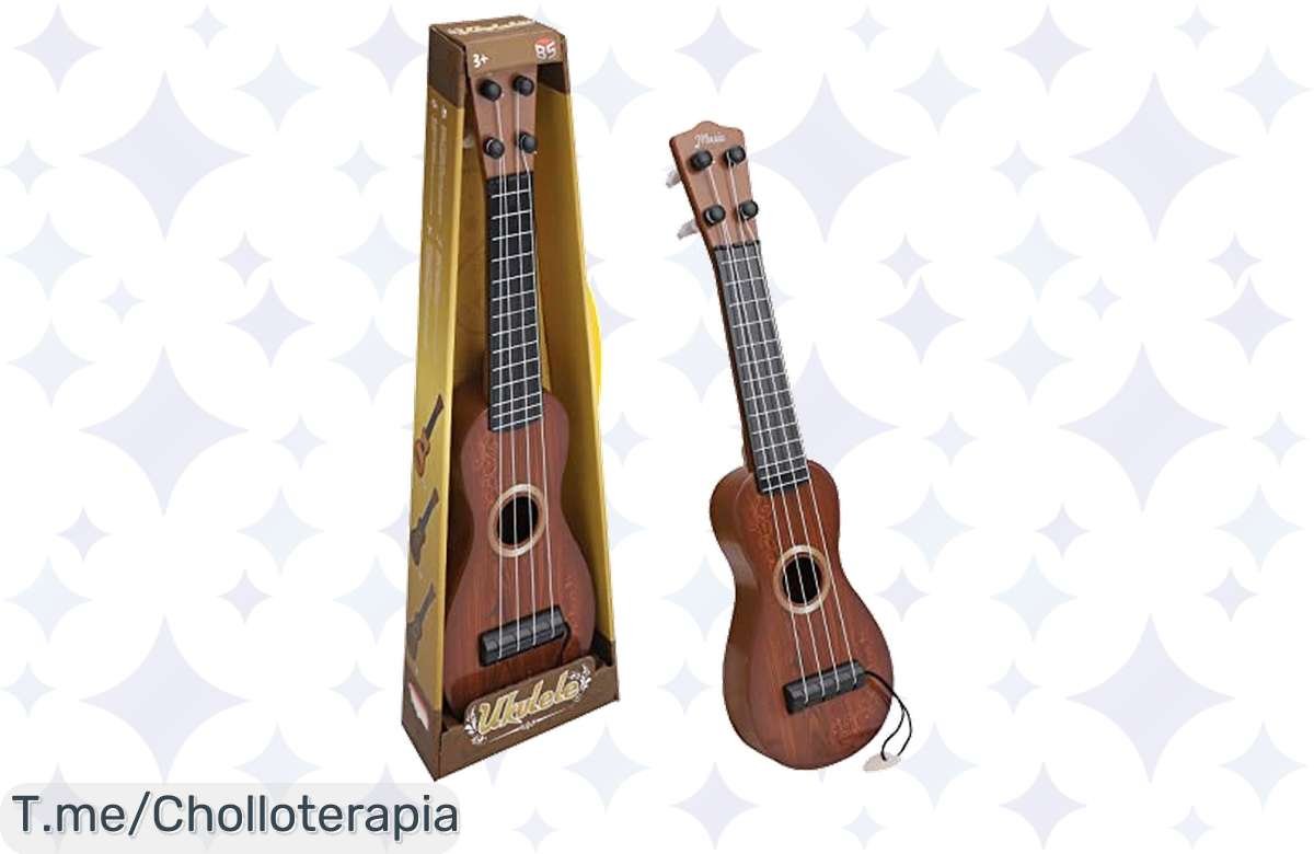 ¡Oferta Relámpago! Ukelele Premium 38 cm para Niños ¡No Dejes Escapar este Preciazo!