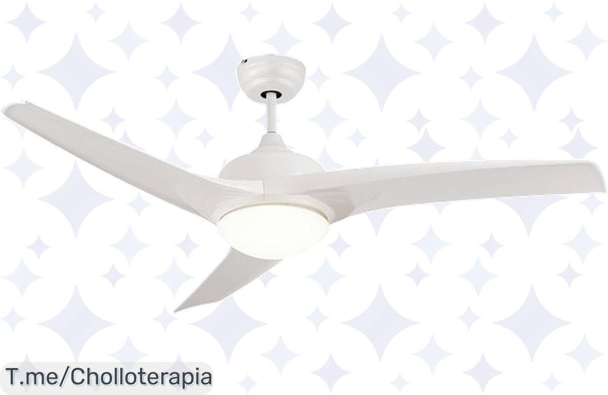 ¡Oferta Relámpago! Ventilador de Techo CASCAIS Saba a Precio Regalado – Corre, es por Poco Tiempo!