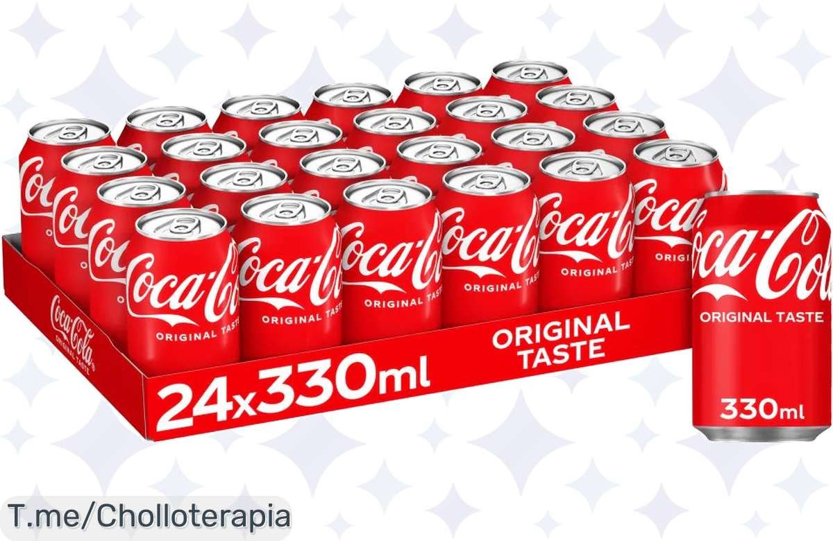 ¡Oferta Relámpago de CocaCola! 24 Latas Sabor Original/Zero a Precio de Locura ¡Corre!
