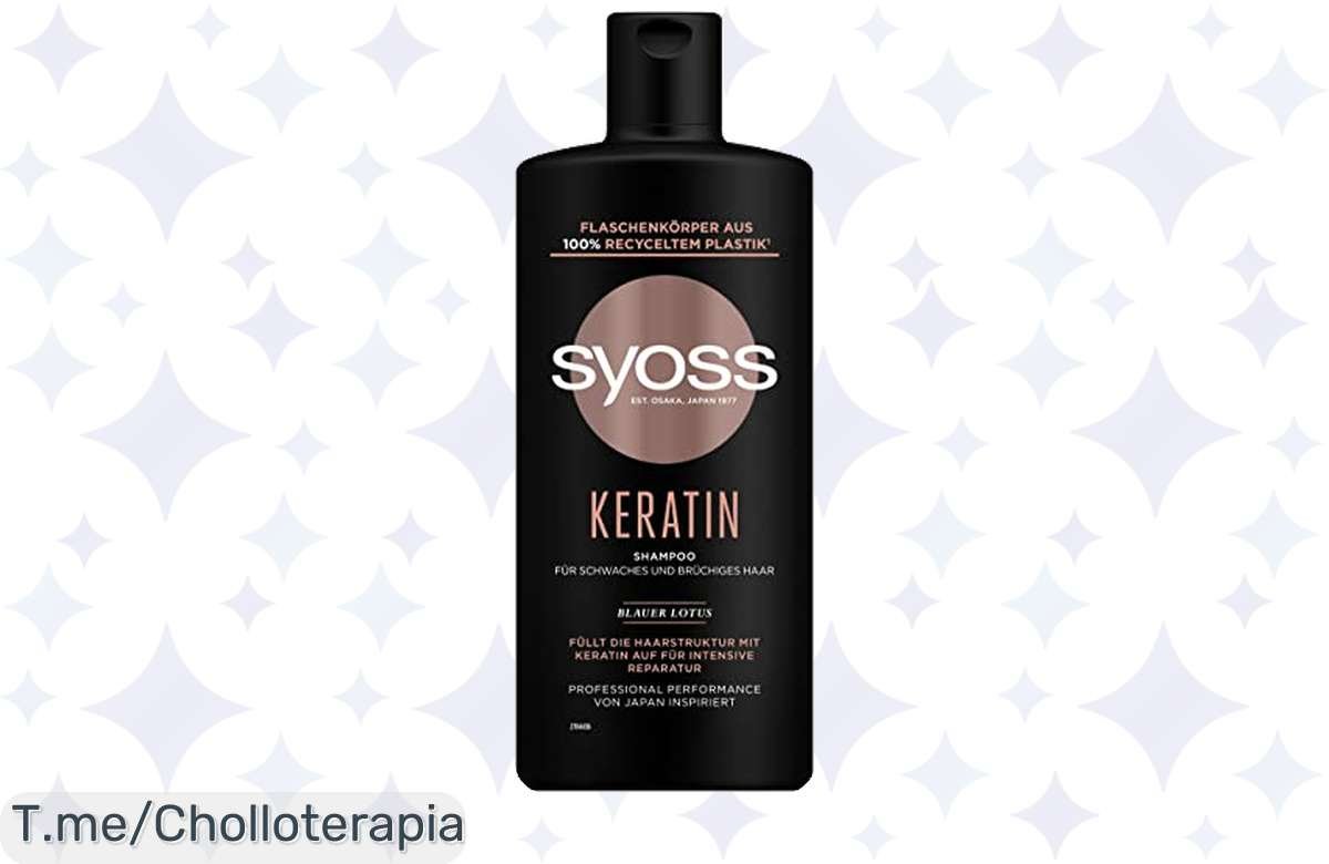 ¡Oferta Syoss! Champú de queratina: adiós a tu pelo débil por menos