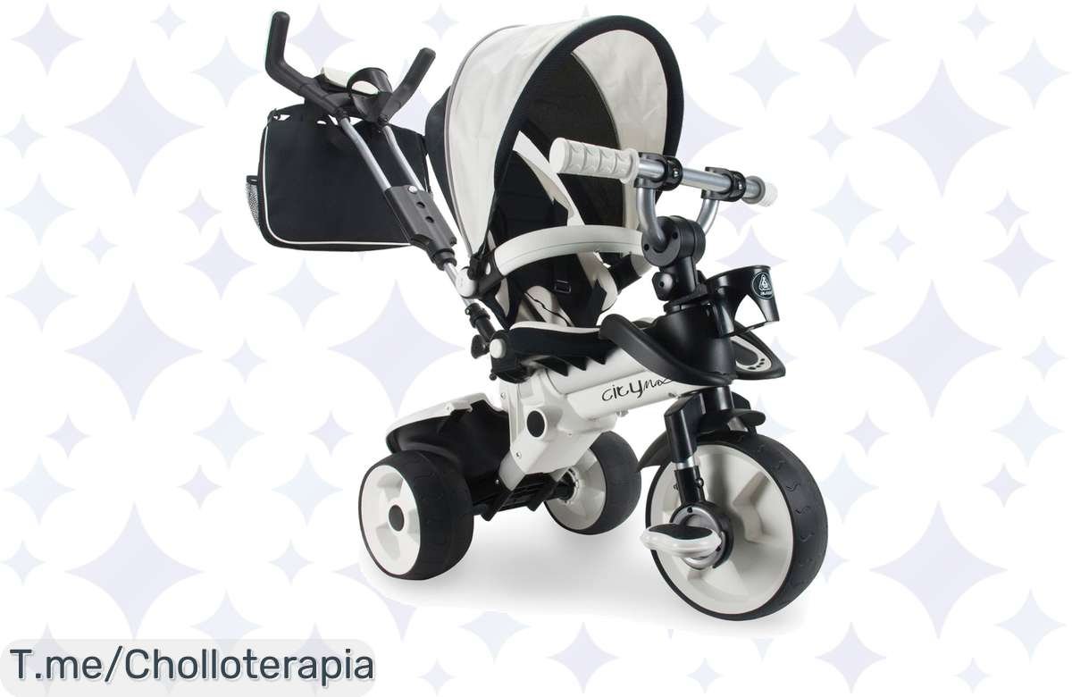 ¡Oferta Única! Triciclo Evolutivo City Max para Peques de 6 a 36 Meses a Precio de Risa – ¡Corre!