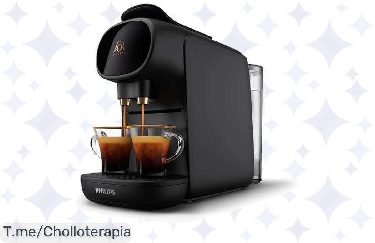 ¡Oferta bomba! Cafetera Philips L’Or Barista Sublime: café premium al mejor precio y 2 tazas en un suspiro.