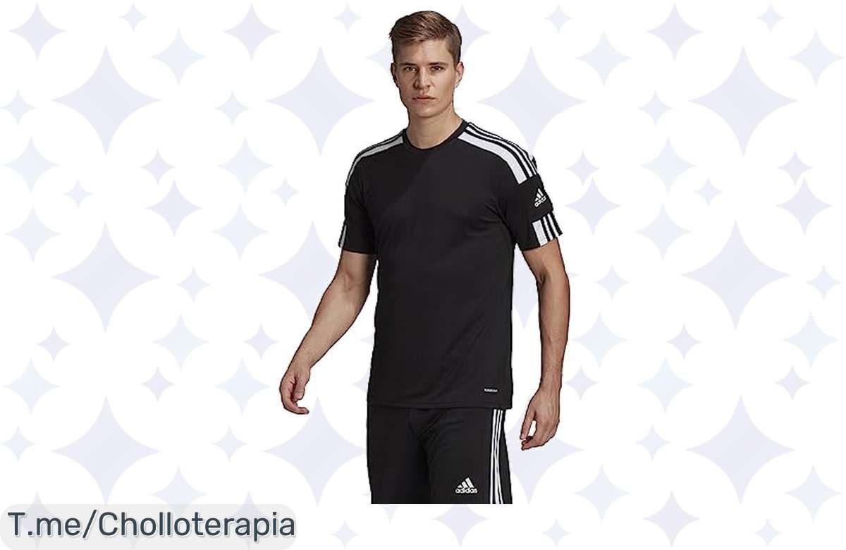 ¡Oferta bomba! Camiseta adidas Squadra 21 a precio de escándalo, 100% poliéster reciclado ¡Corre ya!