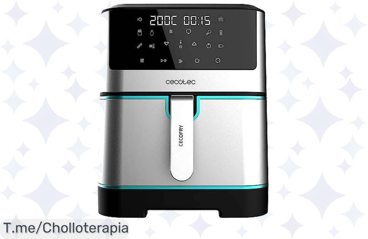 ¡Oferta bomba! Cecotec Cecofry Supreme 8000, la freidora de aire de 8L casi regalada.