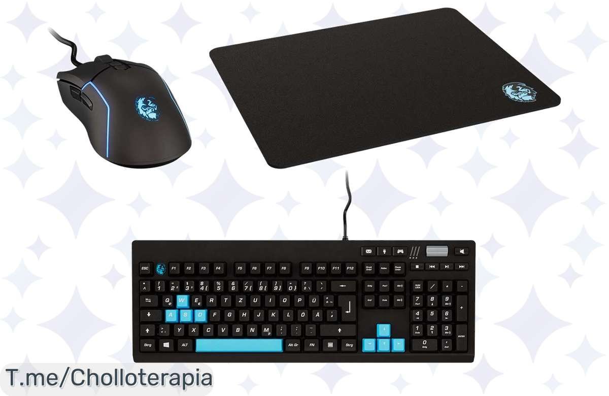 ¡Oferta bomba! Set gaming 3 piezas USB a precio de locura.