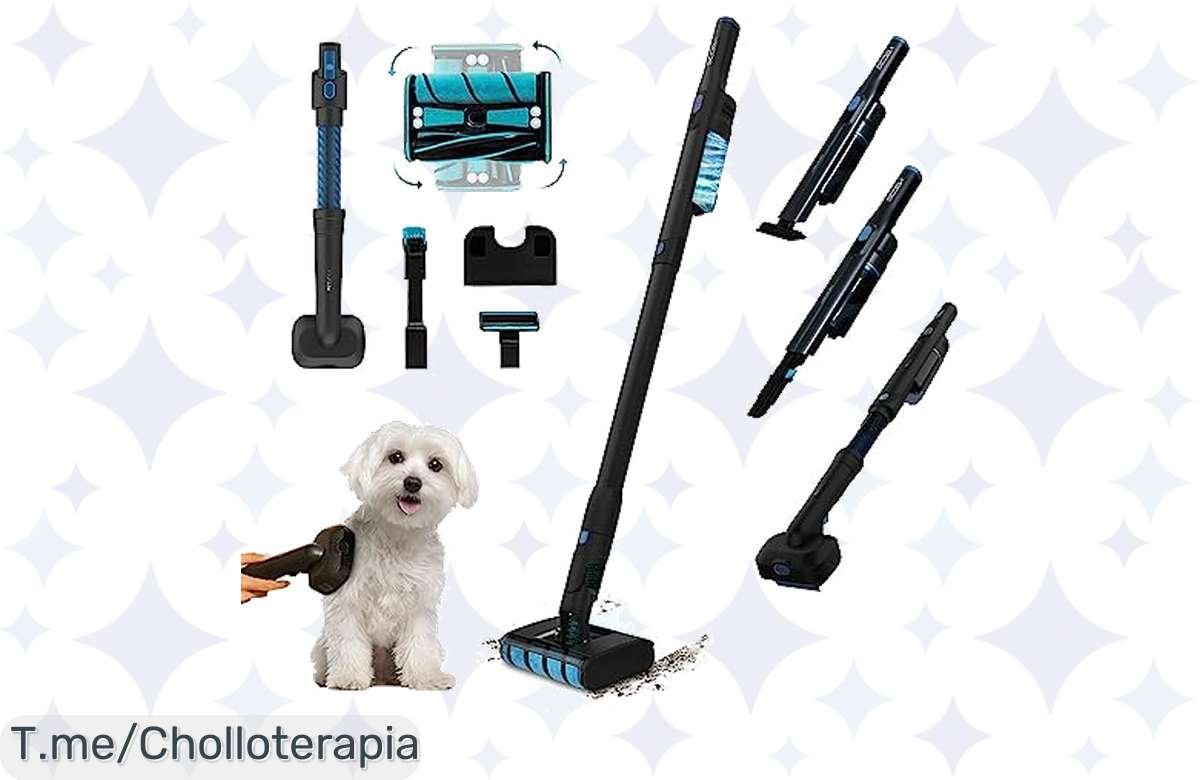 ¡Oferta brutal! Aspirador Cecotec Scoba 2100 Twice Animal, limpieza fácil y barata, ¡corre a por el tuyo!