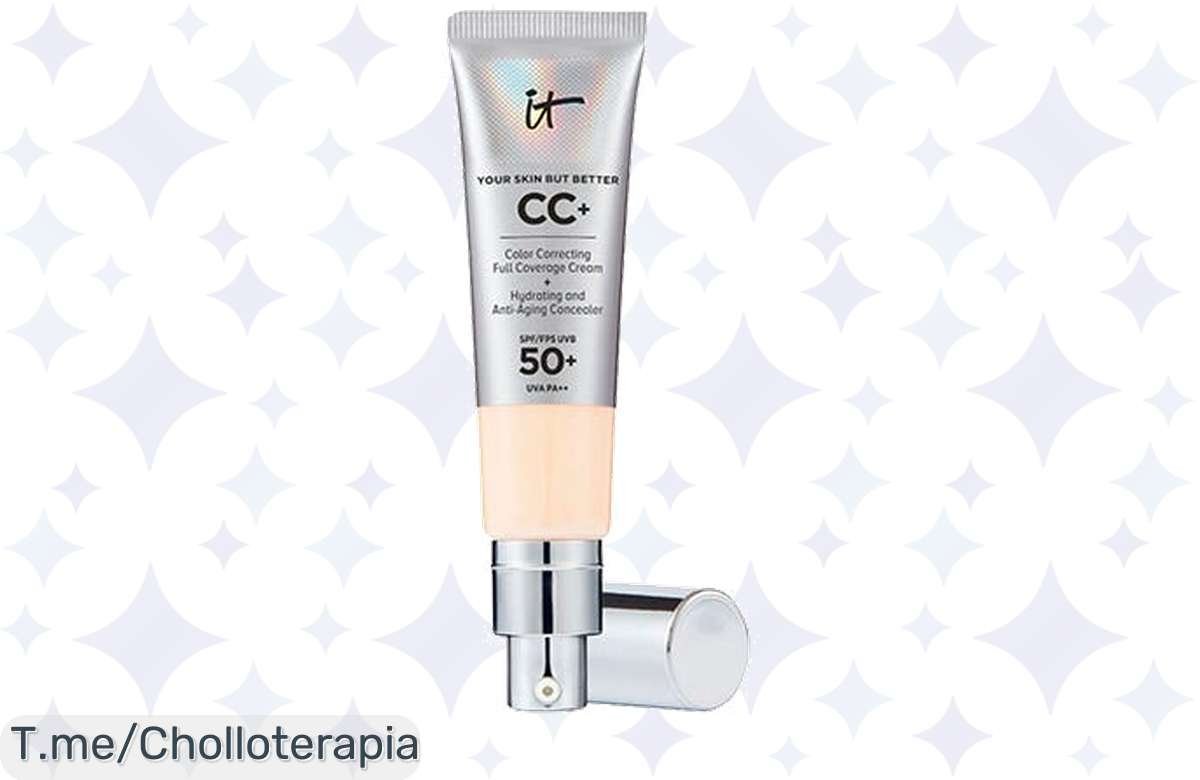 ¡Oferta brutal: Base de maquillaje cobertura total con SPF 50+ a precio de ganga!