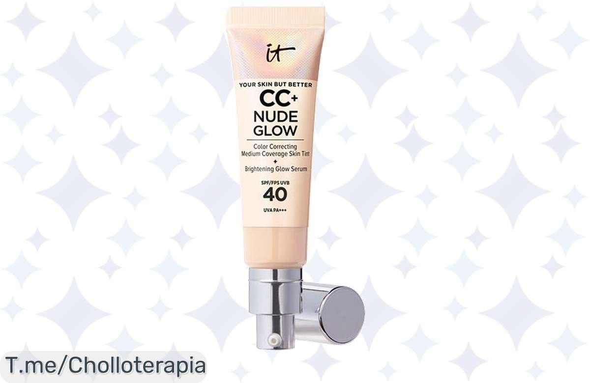 ¡Oferta de locura! Base It Cosmetics CC+ Nude Glow SPF 40 a precio de ganga, ¡aprovéchala ya!