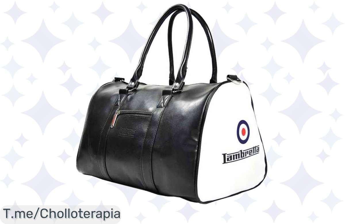 ¡Oferta de locura! Bolsa Lambretta Retro Sports casi regalada: lleva tu estilo al siguiente nivel.